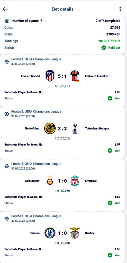 Marvel_Marvo's tweet image. 100K won congratulations 🔥🔥🔥🔥🔥✨️

What a win!

These markets are so good, we do it again today 🙌 

Register on PARIPESA 
 paripesa.bet/254ke 
Promocode: 254KE

Join Telegram t.me/+nsID8u1AiXcyM…