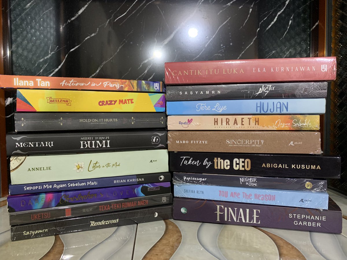 queenaddict_18's tweet photo. WTS โ want to sell novel preloved koleksi pribadi, sealed/ unsealed goodcondition, murce, dijamin 100% ori.
Bisa Co oren ๐โ
Gratis ongkir Extra โ
Promo Extra โ
Splitpay/Fullpay โ
Keep Event โ
DM for Detail!
#wts #wtb #novel #preloved #bekas
#book https://t.co/nCva1TMNKR