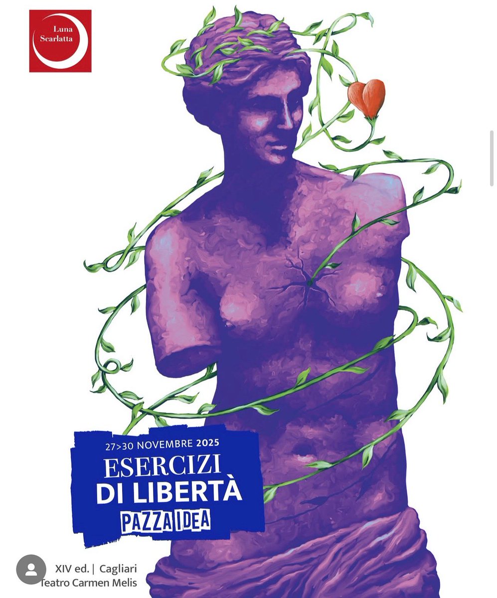 Dal 27 al 30 novembre torna Pazza Idea, il festival della contemporaneità che ama le contaminazioni. Letteratura, arte, musica, attualità, innovazione, dialoghi...
« Esercizi di libertà" è il tema dell'edizione 2025:  pazzaidea.org