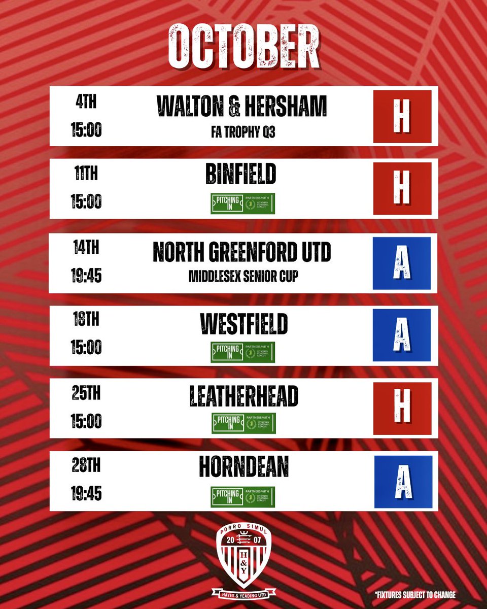 A look ahead at what this month brings on the fixture list

#YouAyes