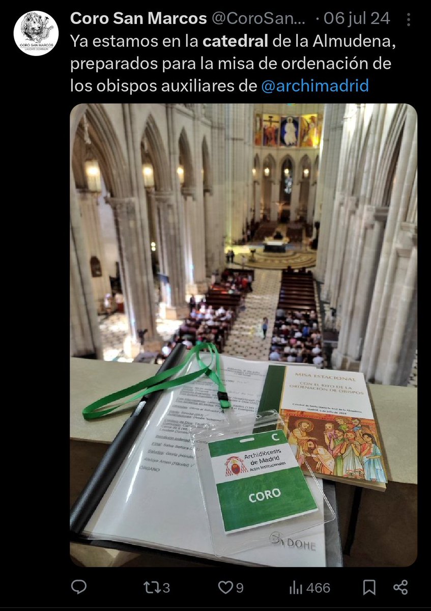 ¡Cuánto lo sentimos! Vivimos muy de cerca su ordenación episcopal en la catedral de la Almudena.
Nos unimos a <a href="/archimadrid/">Archidiócesis de Madrid</a> en la oración por si eterno descanso.