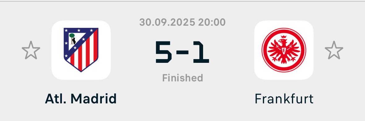 Another six goals in a match involving Frankfurt!

It doesn’t get much easier for them either, they face Bayern Munich this weekend 😅