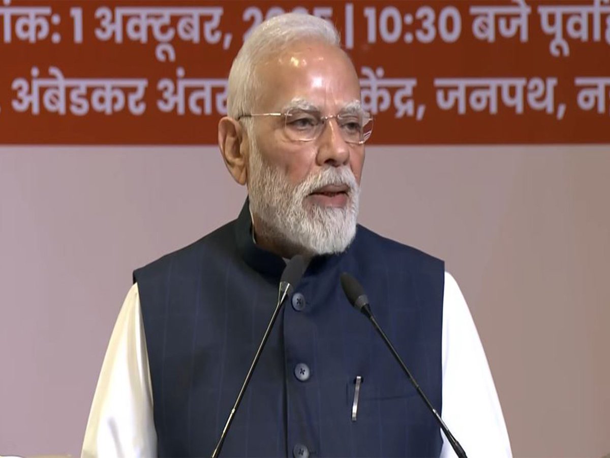 "Since its formation, RSS pursued its grand objective of nation-building": PM Modi at RSS centenary celebrations

Read <a href="/ANI/">ANI</a> Story |
aninews.in/news/national/…

#RSS #PMModi #RSS100