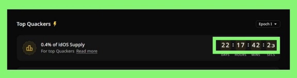GM idOS Believer 

You can't be unlucky for 365 days

You have 22 days left to position on <a href="/idOS_network/">idOS</a> 

Lock in on idOS now

gidOS 💚