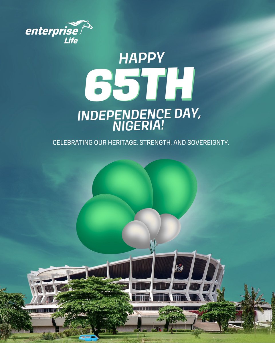 entlifenigeria's tweet image. Happy 65th Independence Day, Nigeria! 🇳🇬 

#enterpriselifeng #livetheadvantage