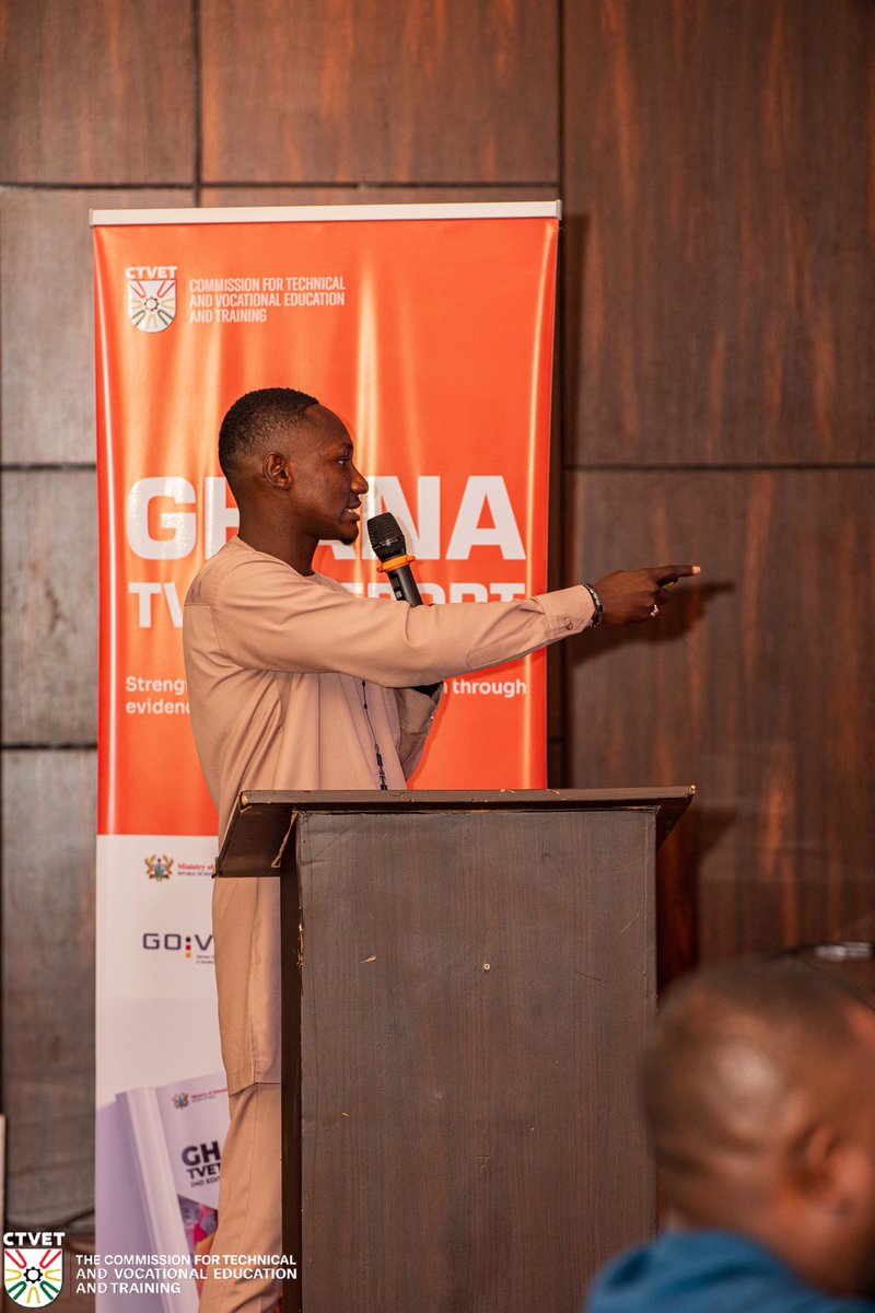 Honored to join the Stakeholder Workshop on TVET Data in Ghana as GNUTS President and to present on behalf of the Vice-Chancellor of TTU on TVET data.

Together, we are strengthening Ghana’s TVET system through evidence-based data monitoring.