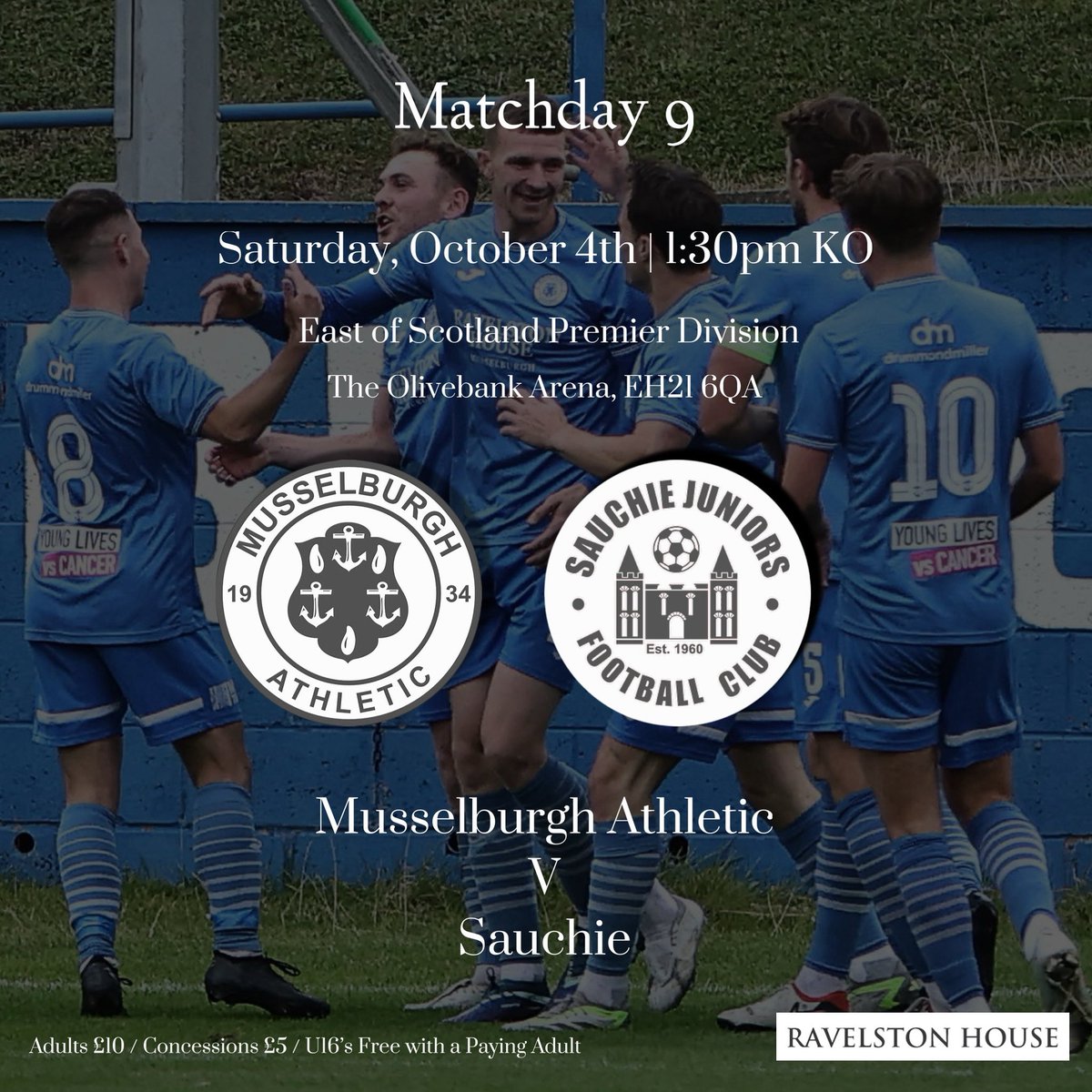 🔜

Back to league business on Saturday at The Arena, note the early kick off time this week of 1:30pm.

Get yourselves along to cheer on the boys and let’s keep the good form going.

Olivebank will be open from 12:30pm

#MonTheBurgh 💙