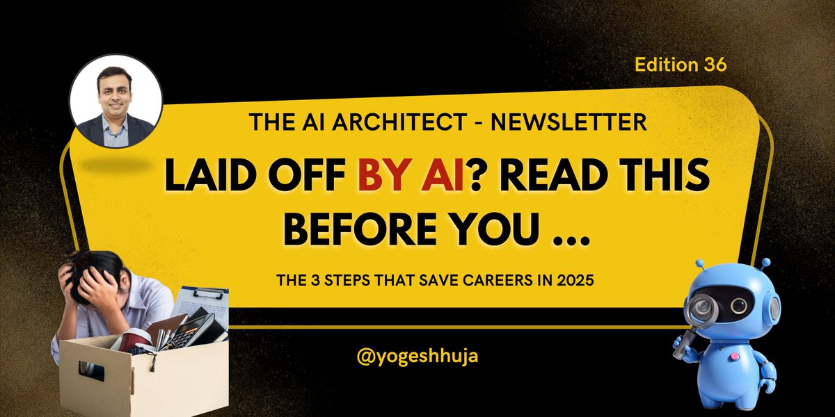 Check out the latest article in my newsletter: Laid off by AI? Read this before you update your resume. linkedin.com/pulse/laid-off… via <a href="/LinkedIn/">LinkedIn</a>