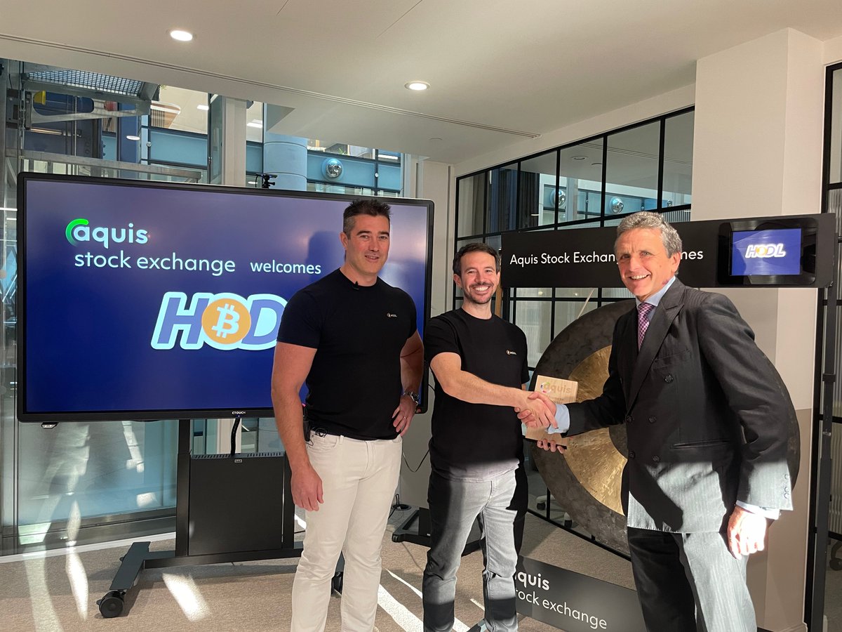 FirstSentinelCF's tweet image. 🎉 The First Sentinel team at the Market Open ceremony last week, celebrating our client, @bitcoinhodlco (AQSE: HODL), listing on the @AquisStockEx!

🔗 Read more from AQSE here: aquis.eu/stock-exchange…

Congratulations to the team at B HODL Plc!

#AQSE #Marketopen #FirstSentinel