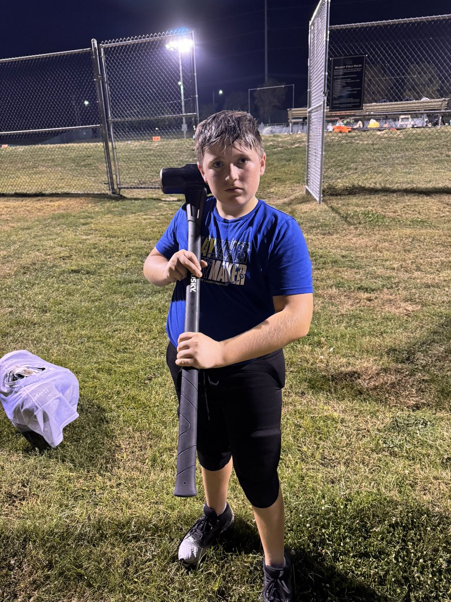 2031MWJrCats's tweet photo. Last week’s Sledgehammer winner for the Jr. Storm game was #7 Will Koeppe for having the most pancakes. This week’s winner is #75 Bentley Carson for the Jr. Vikes game. Lineman of the week goes to #55 Ryne Johnson for his performance! #TWH #BleedGreen https://t.co/gxGQXN2rWr