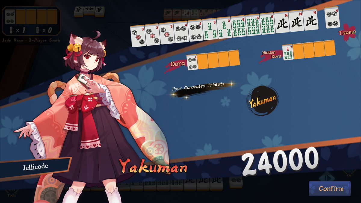 jellicode's tweet photo. Two yakuman in one game! #mahjong #riichi
https://t.co/hEmg3y7nxH https://t.co/V9mLZUEE9E