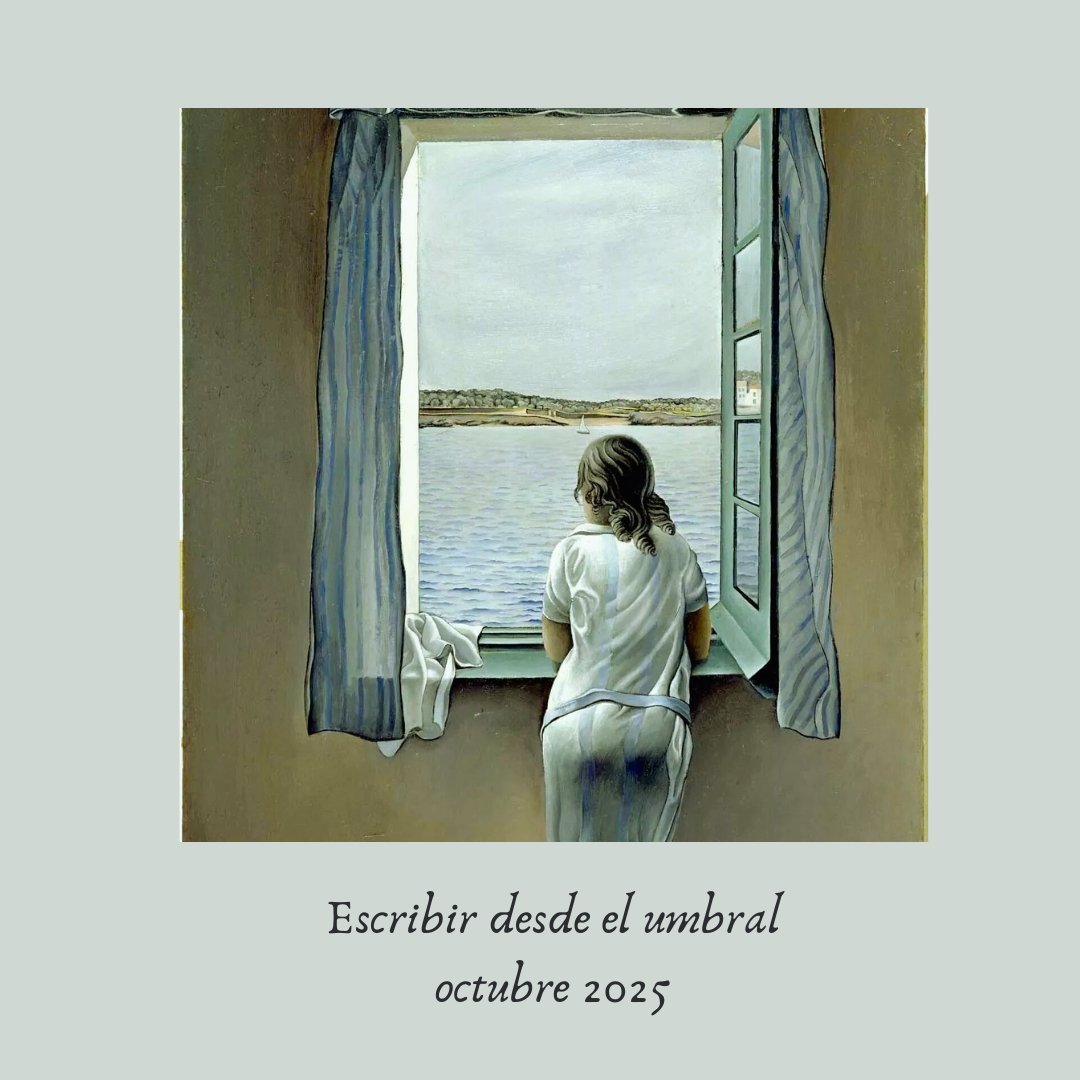 A partir de hoy y hasta el viernes 03 de octubre se pueden inscribir con descuento a Escribir desde el umbral. Un taller de escritura enfocado en explorar la pérdida como experiencia transformadora: duelos, rupturas, mudanzas... 

Toda la información aquí:
forms.gle/JhBqwXgu5rYwjv…