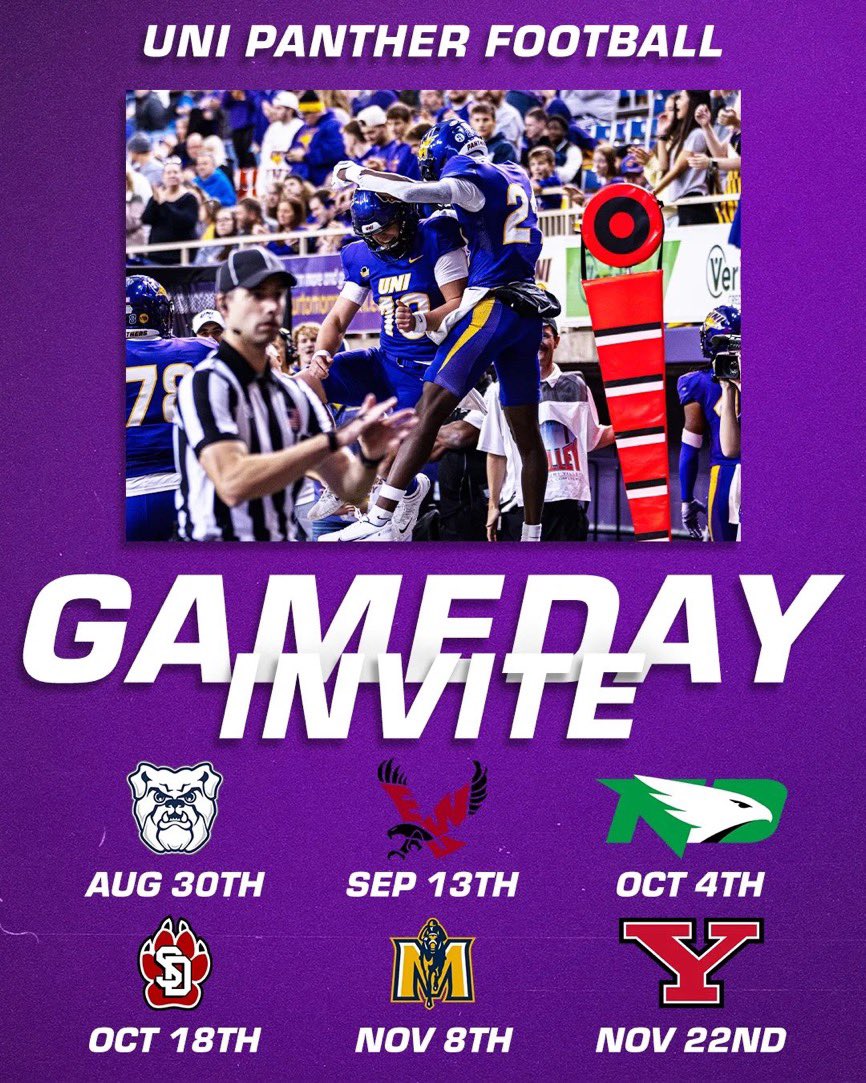 Thank you <a href="/Coach_OC_/">Owen Chandler</a> and <a href="/UNIFootball/">UNI Football</a> for the invite.

Excited about the visit this weekend, the opportunity to connect with you and others at Northern Iowa, learn more about the Panther program &amp; watch the game!

<a href="/wdp_football/">West De Pere Football</a> <a href="/MJ_NFLDraft/">Mark Johnson</a> <a href="/PrepRedzoneWI/">Prep Redzone Wisconsin</a> <a href="/TravisBOUND/">Travis Wilson</a>