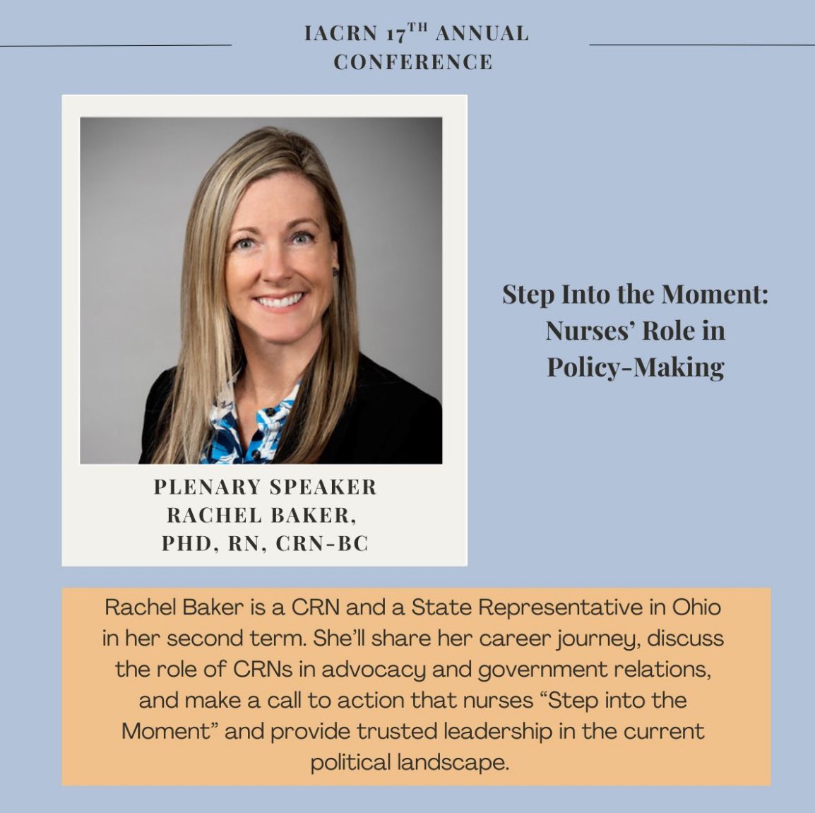 Excited to be presenting at the IACRN 2025 Conference! 🎤 Join clinical research nurses from around the world—register here: iacrn.org/2025-conference #IACRN2025 #ClinicalResearchNursing