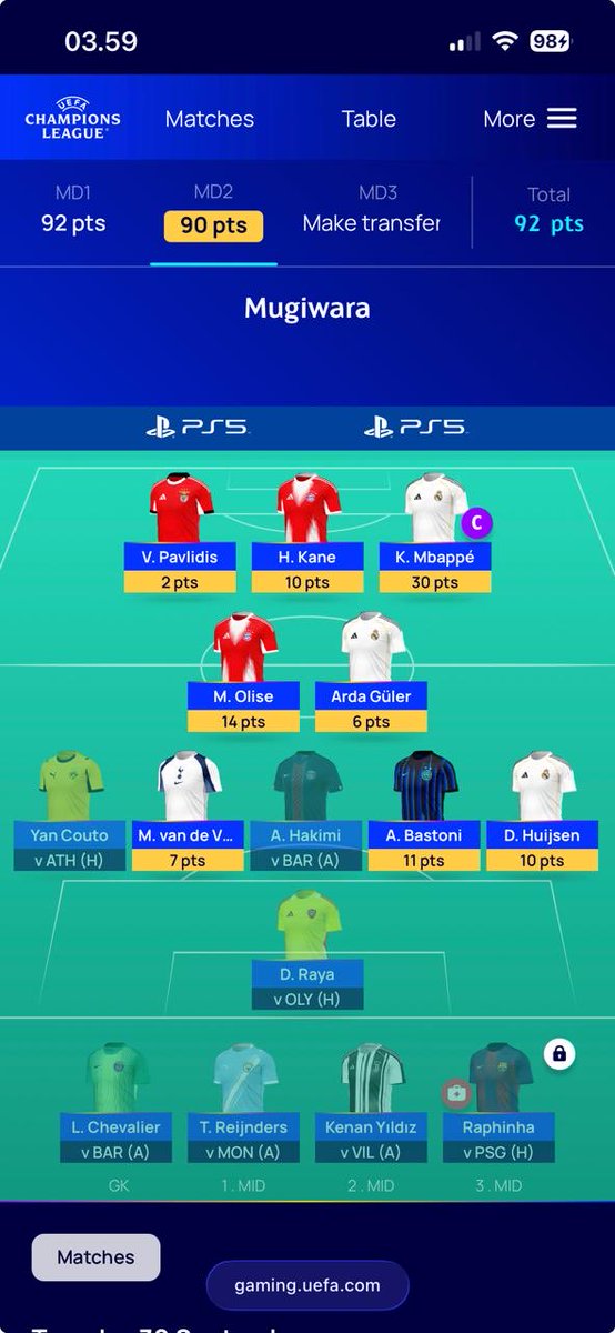 yerip19's tweet photo. @FPL_sieltam Segini lumayan lah ya 😋 https://t.co/RbXeW9lSup