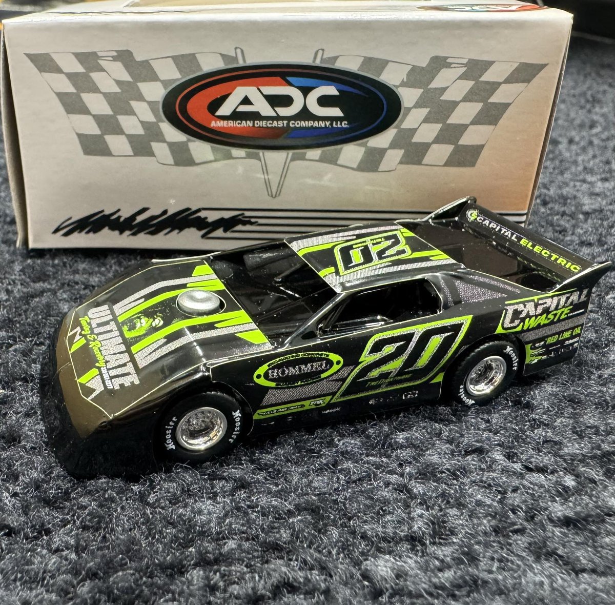 👀 1:24 Scale Diecast Dropping Tomorrow at 6:00pm 👀

- 450 cars will be produced by ADC
- $125.00 ea. + shipping
- Preorders start on October 1 at 6:00pm
- Cars will ship following the DTWC at Eldora
- First orders will receive lower numbered cars

👉 ShopJimmyOwens20.com 👈