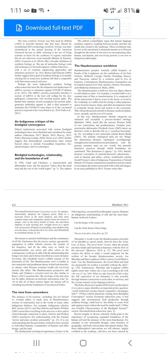 BarelyBook's tweet image. From my research on Biodigital Convergence, I feel the latest genocide on natives is happening now.  
Why aren&apos;t any of the people supporting #EveryChildMatters posting about #BioDigitalConvergence? Indigenous perspectives on the biodigital convergence share.google/9AnLNEGZaXYo4n…