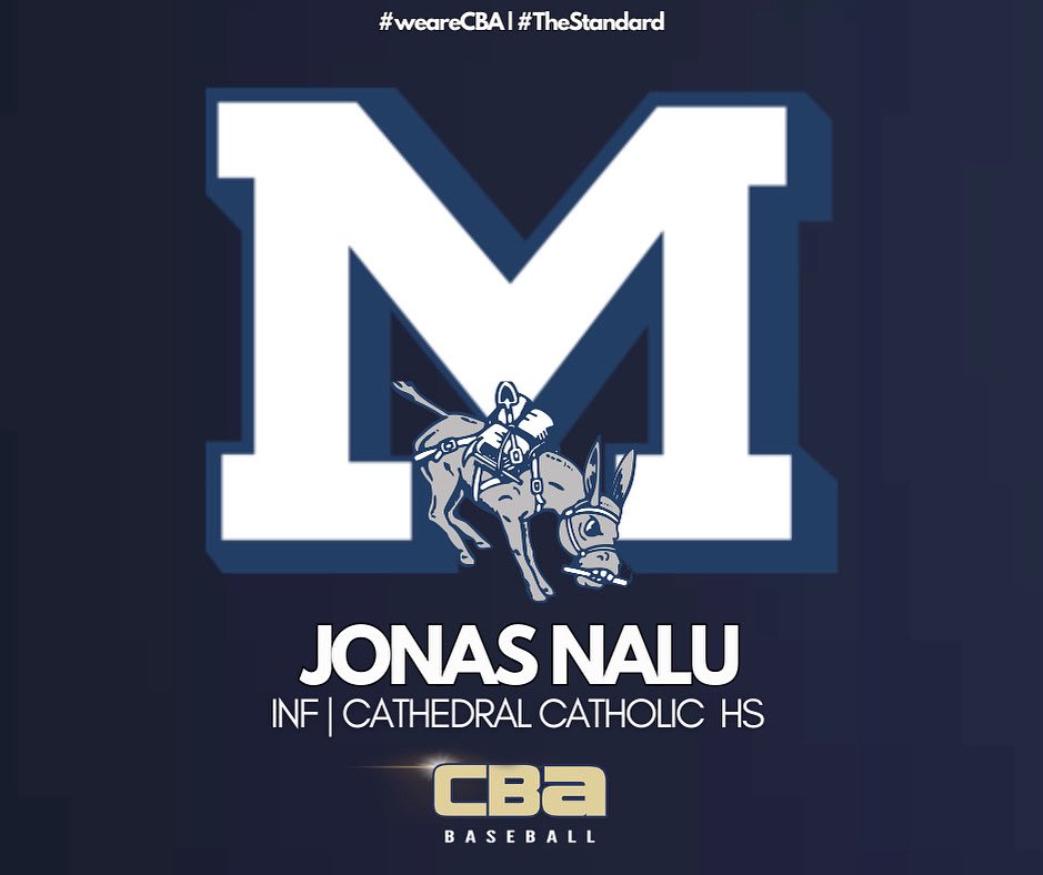 Congratulations Jonas Nalu | 2026 INF Cathedral Catholic HS | committed to Colorado School of Mines

#weareCBA | #TheStandard