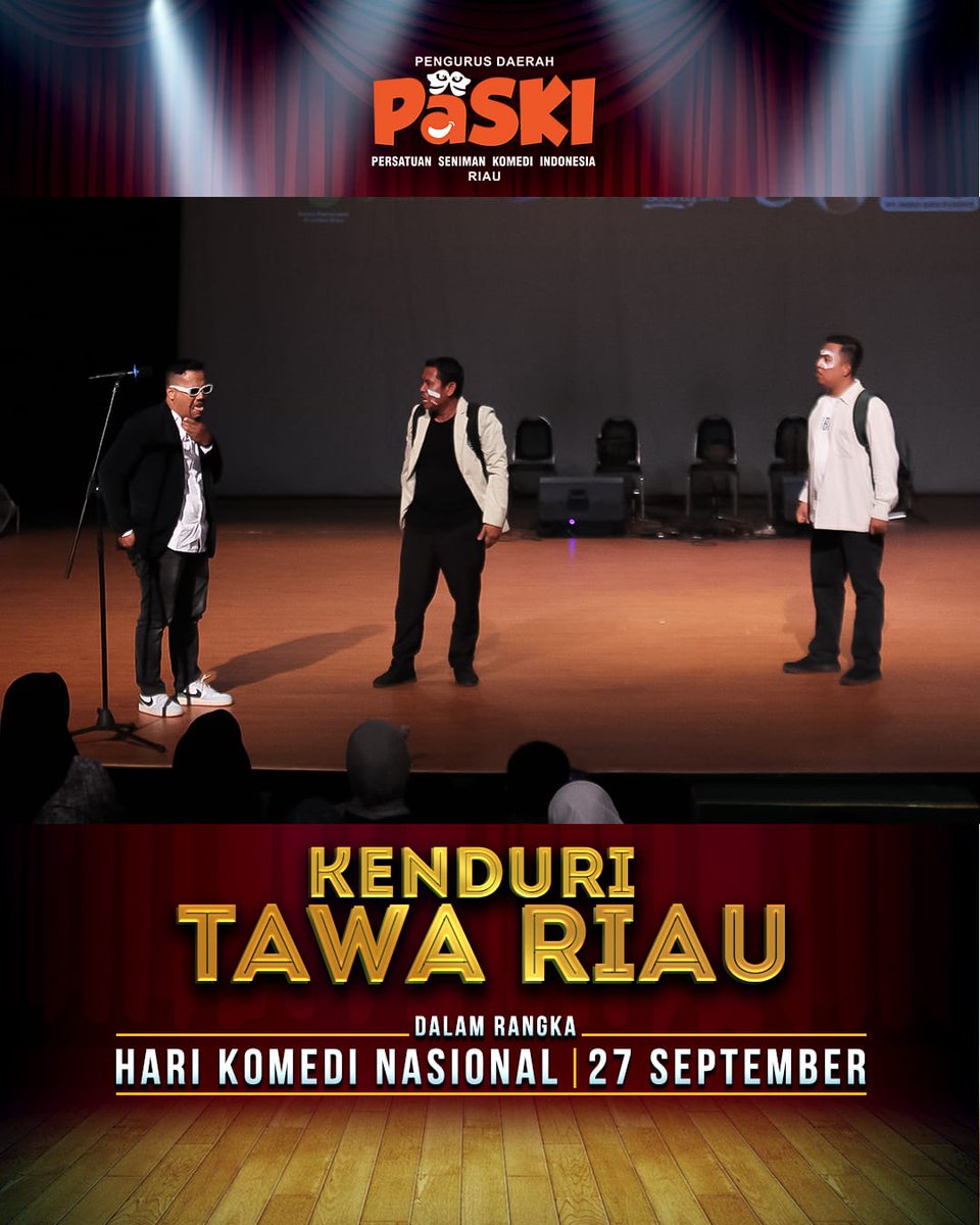 Paskiofficial's tweet photo. Dalam rangka #harikomedinasional #PaskiRiau mengadakan #kenduritawariau https://t.co/6Z6Ecqit72