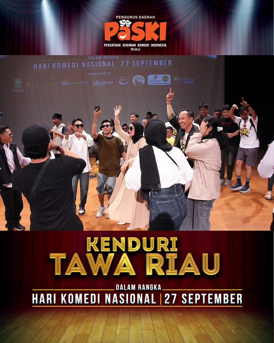 Paskiofficial's tweet photo. Dalam rangka #harikomedinasional #PaskiRiau mengadakan #kenduritawariau https://t.co/6Z6Ecqit72