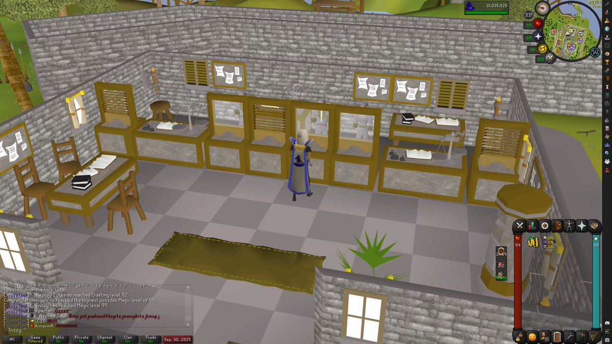 OS_Trizzy's tweet image. 99 Magic (RL didn’t screenshot for some reason.)