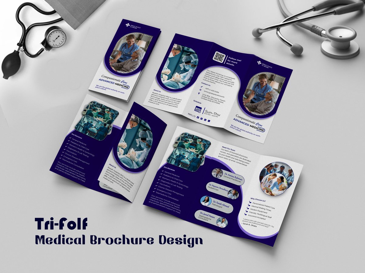 mdamubin's tweet image. Just wrapped up a clean &amp;amp; professional Trifold Medical Brochure design 🩺✨
Focused on clarity, trust &amp;amp; impactful visuals.
#MedicalBrochure #TrifoldDesign #GraphicDesign #HealthcareDesign #BrochureDesign #DesignPortfolio #CreativeDesign