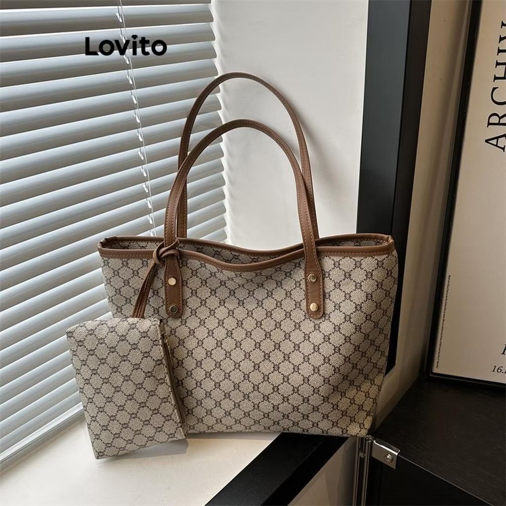 cueto_melvin's tweet photo. Check out Lovito Women Casual Geometric Retro Old Flower Tote Bag Two Piece Set Large Capacity Shoulder Tote Bag LFA64088 for ₱355. Get it on Shopee now! https://t.co/8ap6JLgKWa https://t.co/Tq1aSjXofx