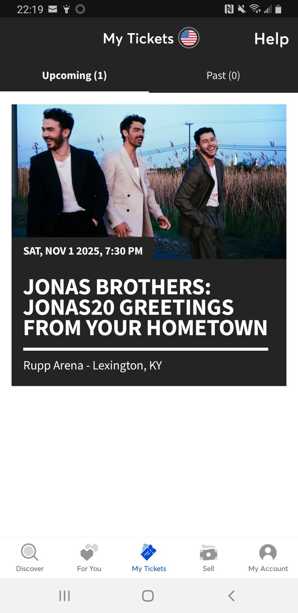 NJSLover98's tweet photo. Can't wait to see you on November 1st @jonasbrothers @joejonas @nickjonas.@kevinjonas. My childhood heart is pumped. https://t.co/geOljJIWAB