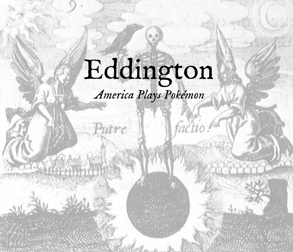 abcdentminded's tweet photo. Eddington: America Plays Pokémon

Thank you all for your patience, this was a nightmare to write. Not confident about it but it's the best I could do, hopefully someone's into it
Linking it but I'm posting the full thing below
https://t.co/uv9HTNRrY1
(1/5) https://t.co/5ksbsYPbyl