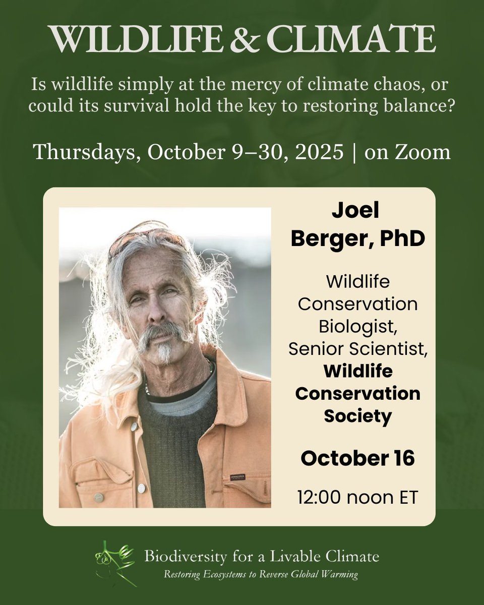 Biodiversity for a Livable Climate tweet media