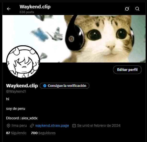 Waykend (@soylepero_xd) on Twitter photo Thanks for all the support I've received over the past few days.
We'll be releasing a big TWS teaser soon :3
-Waykend Thanks for all the support I've received over the past few days.
We'll be releasing a big TWS teaser soon :3
-Waykend