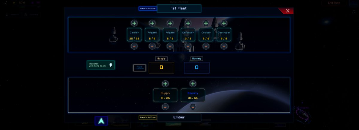 ProjectEmber's tweet photo. Management of supply will be a simple, but crucial component of maintaining your fleets and ensuring they are battle ready!
#ProjectEmber #SciFi #indiegame #strategygame #turnbased #4x #Space #videogame
Join our little Discord Community! https://t.co/xhwis2jJRa https://t.co/kpM8scz60v