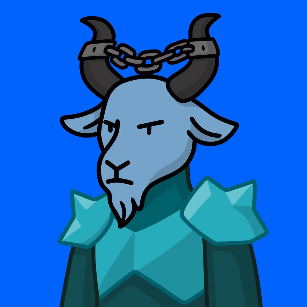 🚨GIVEAWAY🚨

We’re giving away this crystalline goat cultist to one lucky winner 🎁

To Enter:
1️⃣ Like &amp; RT
2️⃣ Follow <a href="/agoatcult/">goat cult | gc</a> 
3️⃣ Tag 2 friends

Winner picked in 24hrs! 🎉

[opensea.io/collection/ago…]