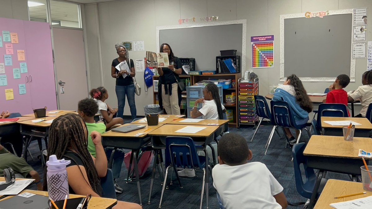 Our guest readers helped us lay the foundation for a strong future as we celebrated National Literacy Month. Joining forces with the H-E-B Read 3 Big Texas Read In Initiative, we were thrilled to pick up our tools and help build a love for reading. #levelup #fbisd #literacy