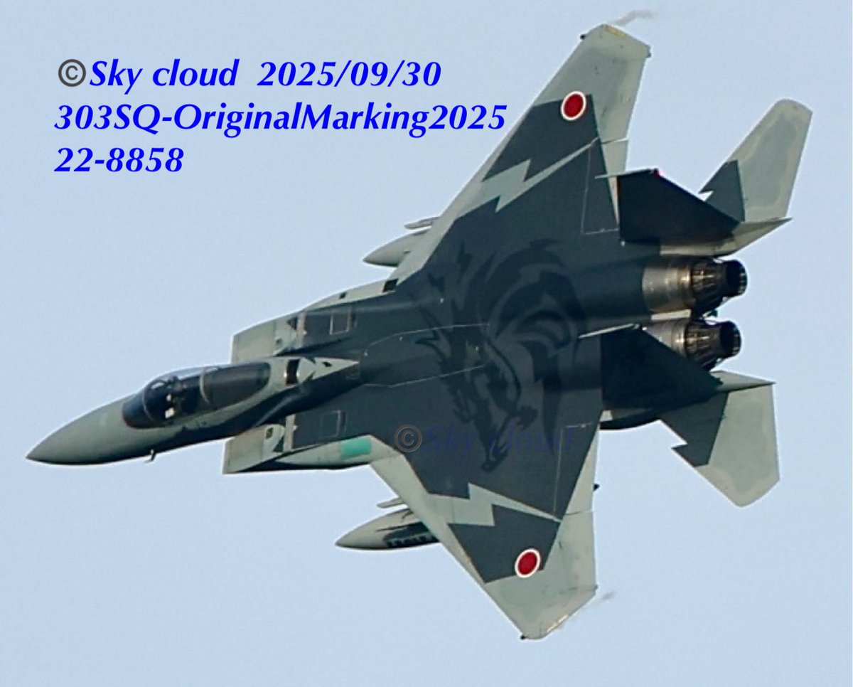 blue2impulse3's tweet image. ✈︎✈︎✈︎✈︎
昨日の３０３飛行隊の機動飛行✈︎✈︎
✈︎✈︎✈︎✈︎
#機動飛行
#ベイパー☁️
#ハイレートクライム 
#はいれーとくらいむ 
#Highrateclimb
#maneuver #maneuverability
#303SQ_OriginalMarking2025 
#第303飛行隊記念塗装機2025  22-8858
#F35A #LockheedMartin  #Lightningⅱ…