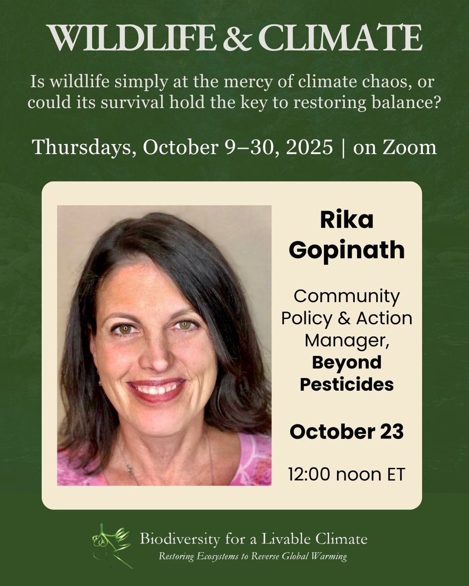 Biodiversity for a Livable Climate tweet media