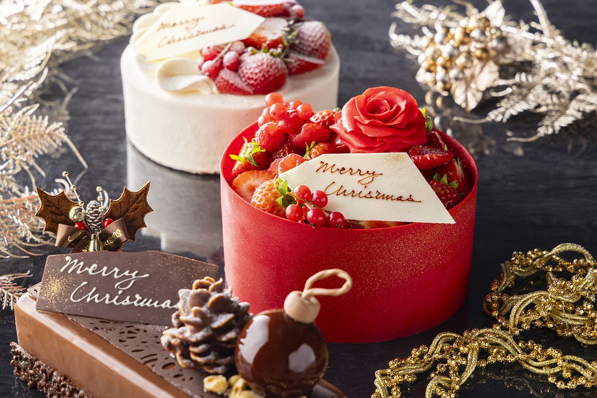 【プルマン東京田町】クリスマスケーキコレクション 2025 芳深紅の薔薇と苺の贅沢クリスマスケーキ、香り高いショ... prtimes.jp/main/html/rd/p…