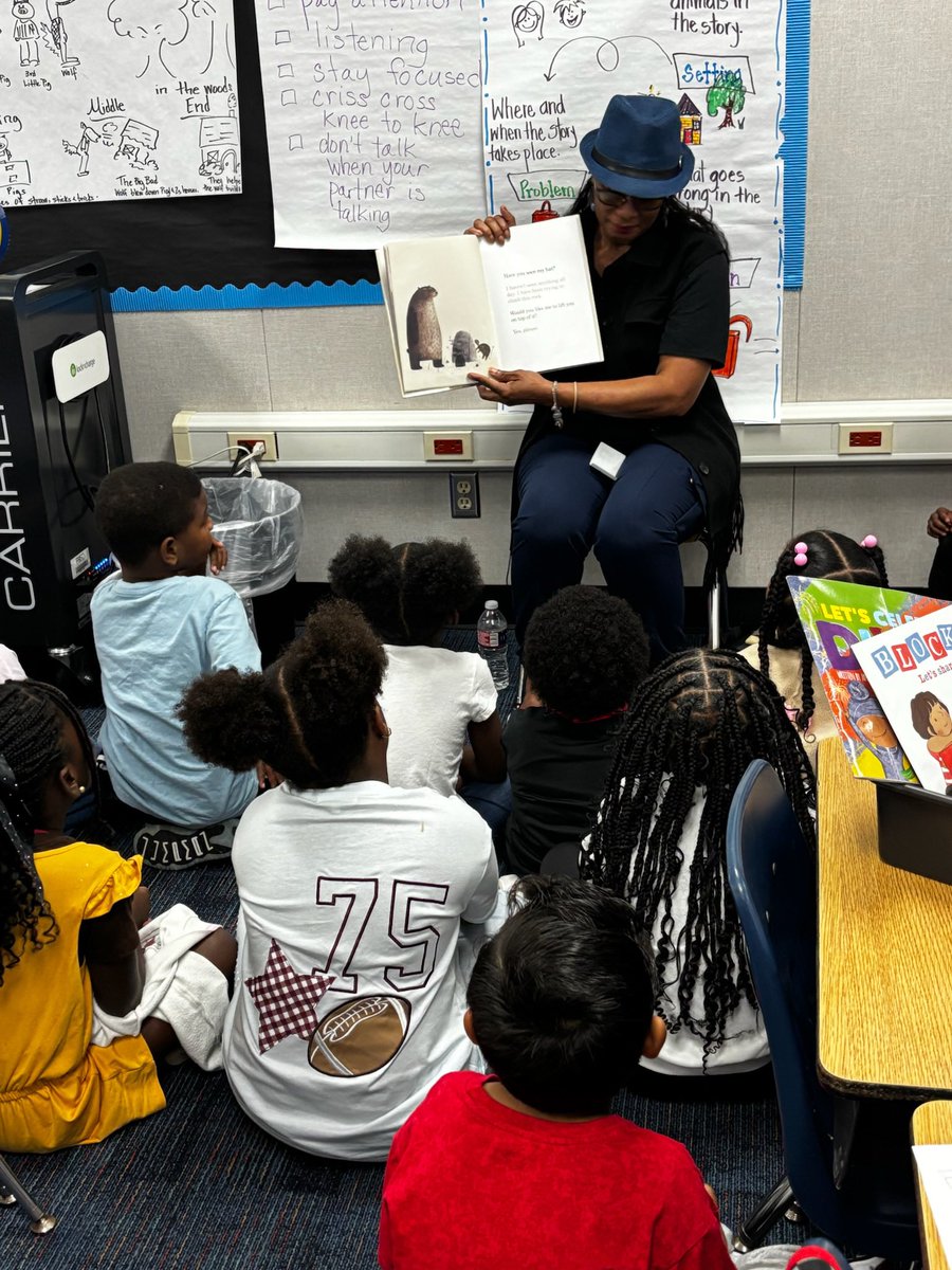 Today, our guest readers helped us build a love for reading! We joined the H-E-B Read 3 Big Texas Read In and got to work with books as our tools. Thank you to our awesome readers for helping us grow strong with stories! Thank you <a href="/glover_pto/">GloverPTO</a> for your support.
#levelup