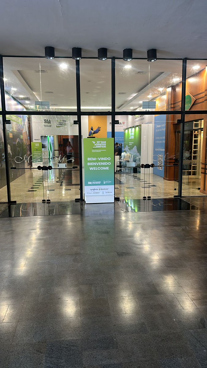 Presentes en un nuevo Congreso de semillas de las Américas en Foz do Iguaçu. Acompañando la innovación y el imtercambo 🙌💪