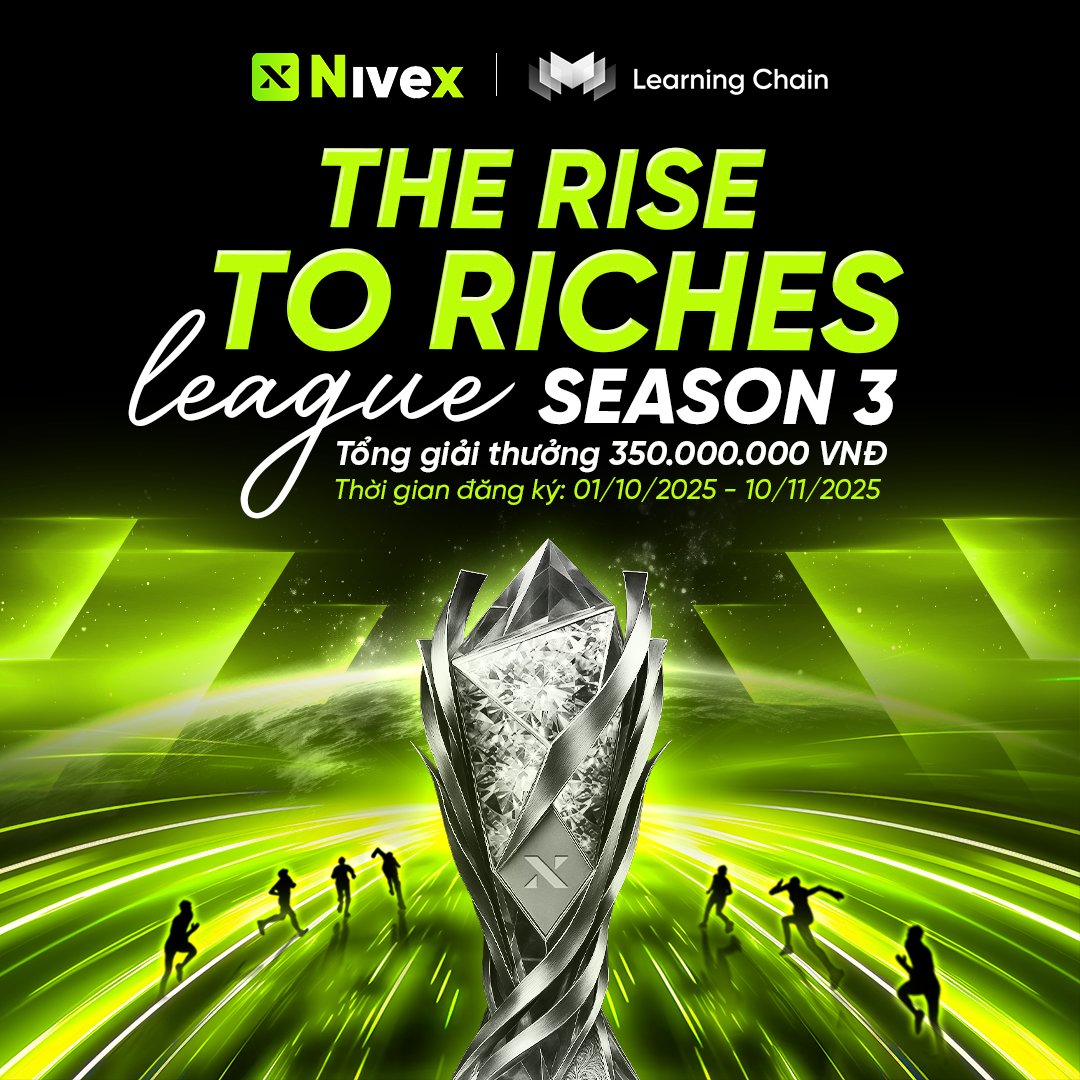 learningchain_'s tweet image. 🔥 CHÍNH THỨC KHAI MÀN! 🔥
Sàn đấu trí tuệ lớn nhất năm - THE RISE TO RICHES LEAGUE SEASON 3 đã trở lại!

Tại sao cuộc thi lại hấp dẫn bạn?
💰 Được tài trợ 100% phí tham gia – Không yêu cầu nạp tiền.
🚀 Vốn cấp: 10.000 USDT ảo, giao dịch với 0 RỦI RO.
🏆…