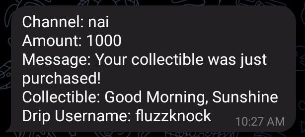 Thank you so much <a href="/fluzzknock19/">fluzzknock</a> for collecting this legendary piece on <a href="/drip_haus/">DRiP 💧</a> 💧🤩💐

19/25 supply left ⚡
1000 💧