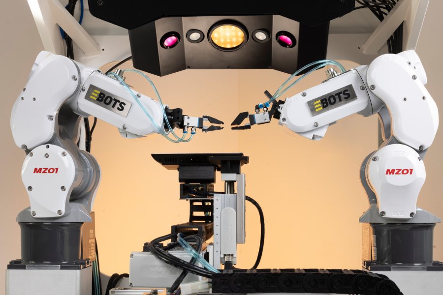 ebots_inc's tweet image. 🤖 BIG NEWS: Ebots is now officially launched!

Our next-gen adaptive robotics deliver 99.95%+ assembly yield rates for precision manufacturers.

Complete your automation journey and transform legacy operations for the modern era.

#PrecisionManufacturing #NextGenRobotics