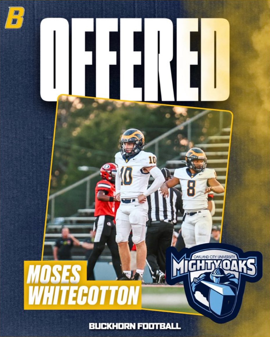 Blessed 🙏 <a href="/RecruitBuckhorn/">Buckhorn Football Recruiting</a> <a href="/Bucks_Football1/">Buckhorn Football</a> <a href="/dcrrick/">Derrick Whittington, M.Ed.</a> <a href="/ScottHu36048162/">Scott Hurst</a> <a href="/ocu_football/">Oakland City University Football</a> <a href="/Coach__DGreen/">David Green</a>