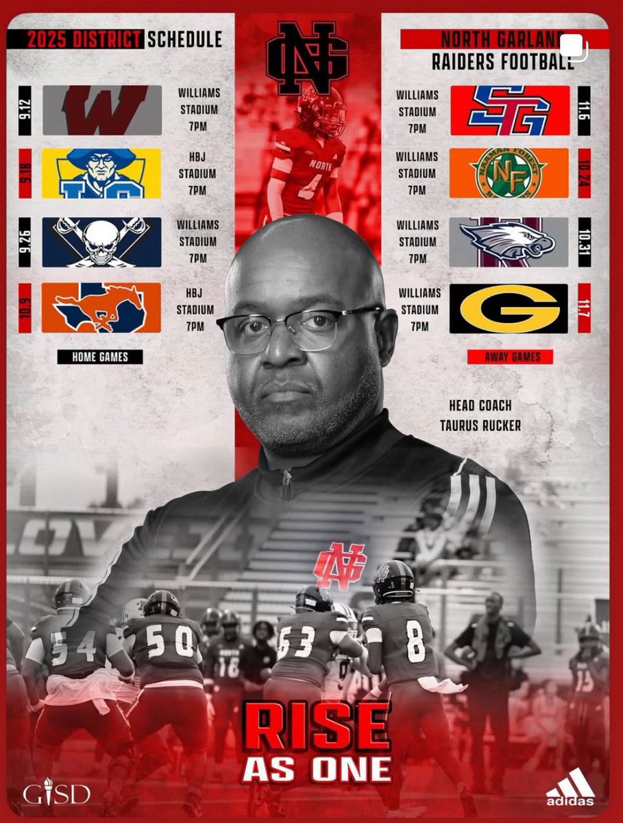 2nd half of season is going to be a good one. Get your popcorn 🍿 ready!! <a href="/NGarlandFB/">North Garland HS Football</a> <a href="/NGarlandSports/">North Garland HS Athletics</a> <a href="/NGHS_Raiders/">North Garland HS</a>