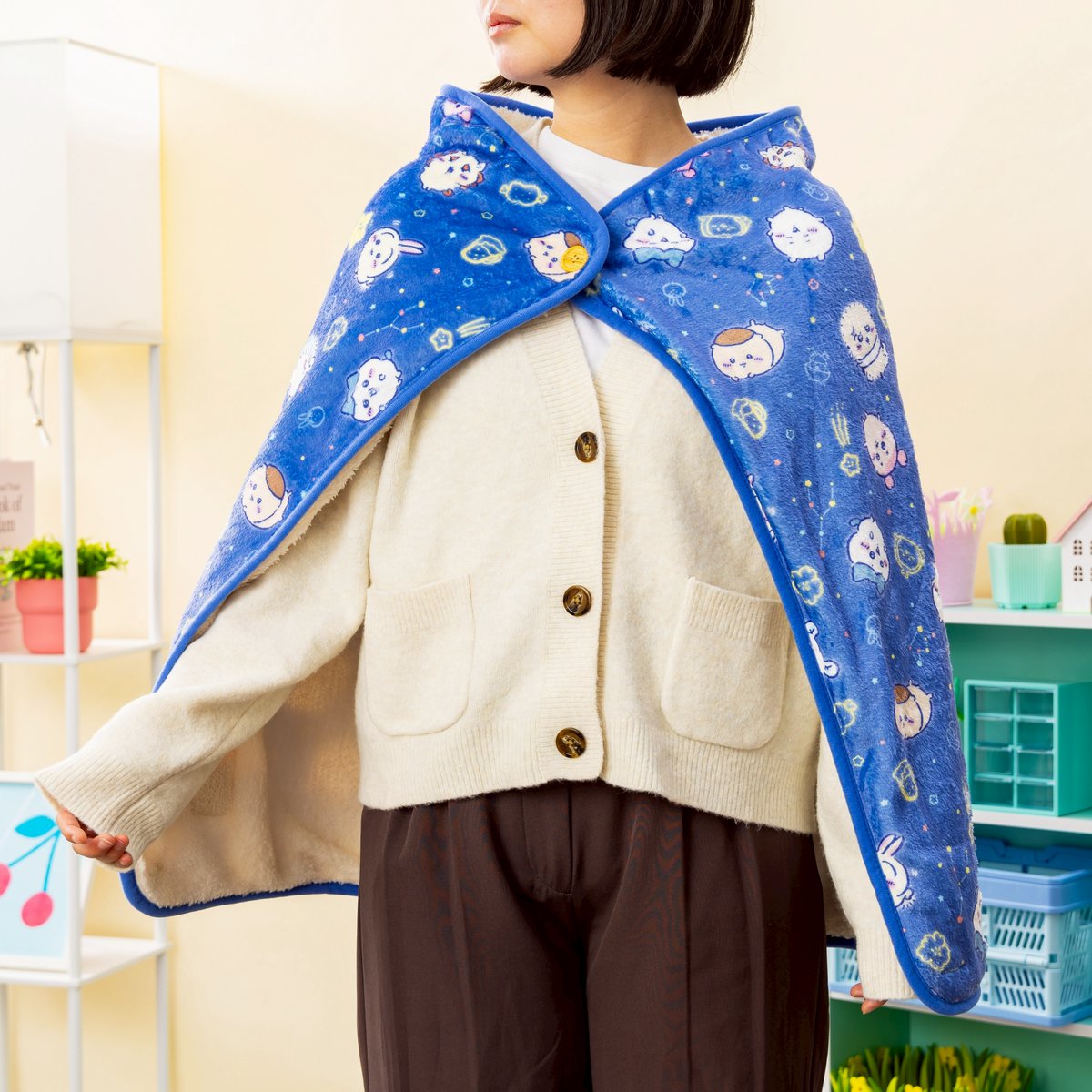 新商品／ 『あったか収納ポケット付き3WAYブランケット（星座）』 📝10