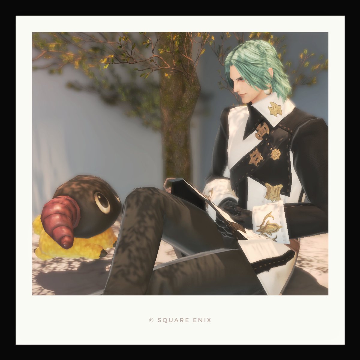 創作垢の方では既に書いたのですが新しくサブキャラを作りました🦤ヤーンちゃんが大好きなメインジョブナイトのエレゼン君です🐏