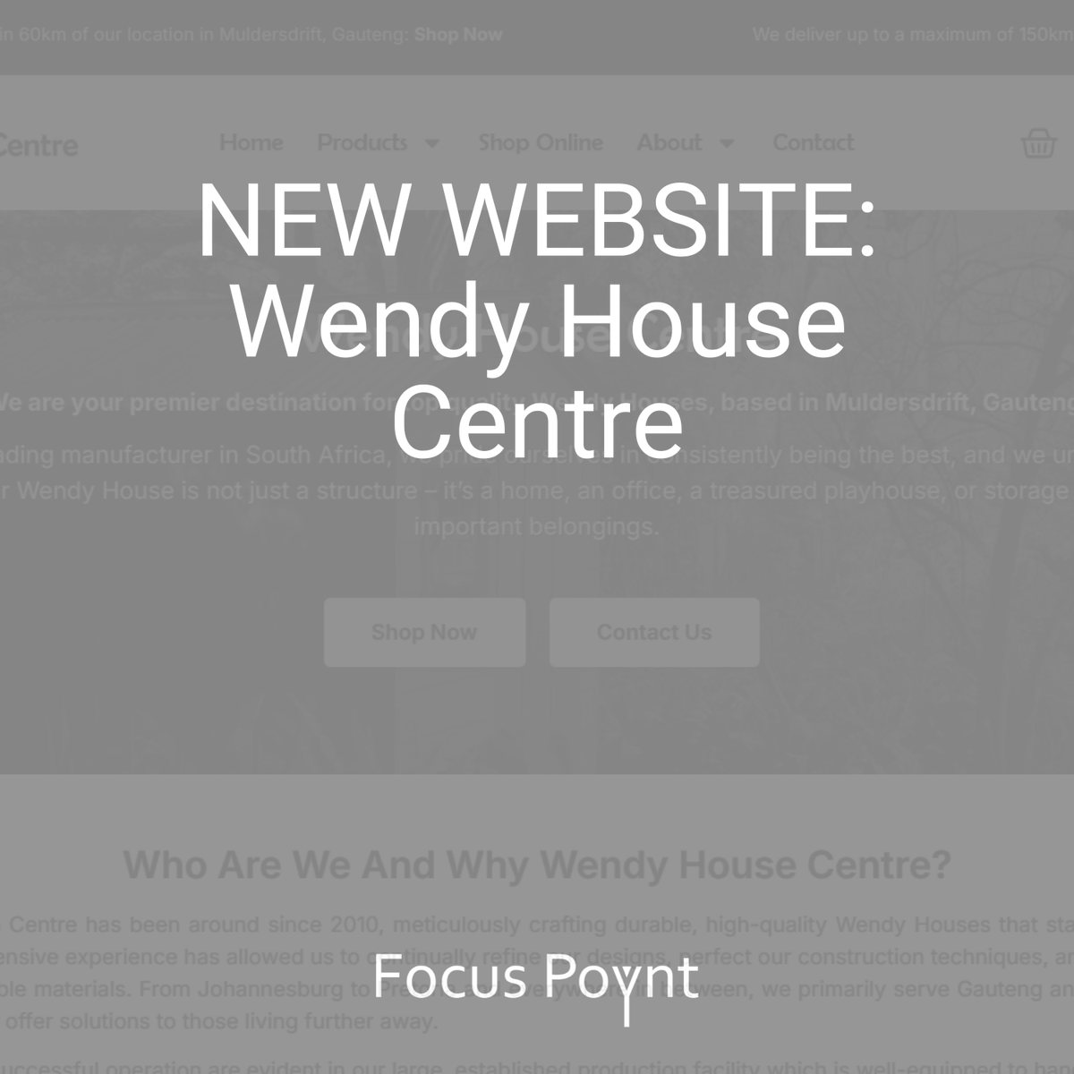 focuspoynt's tweet photo. NEW WEBSITE: Wendy House Centre - https://t.co/4a9Lmdc8Nd

Wendy House Centre has been around since 2010, meticulously crafting durable, high-quality Wendy Houses with "Rock Hard" cladding.

#wordpress #websitedesign #wendyhouse #wendyhouses #muldersdrift #gauteng #southafrica https://t.co/BD6nBLupDk