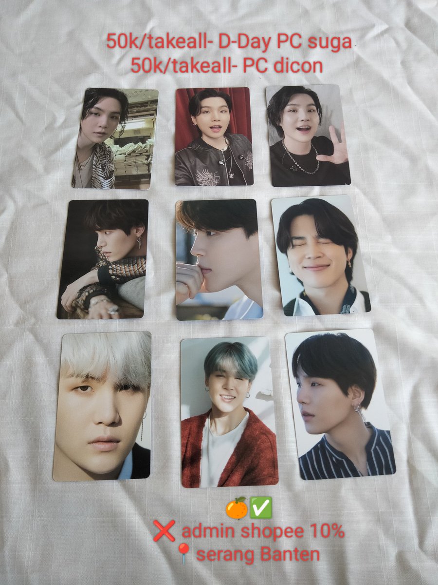 minmo585273's tweet photo. WTS
READY INA
PC , MPC BTS JIMIN SUGA

✅🍊
❌ ADMIN SHOPEE 10%
📍SERANG BANTEN https://t.co/d7fyUreckf