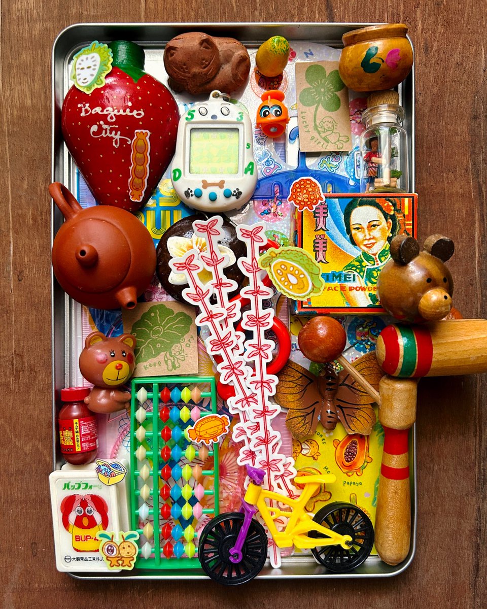 trinkets &amp; memories . . . 💭🌺🪆🥭🧮