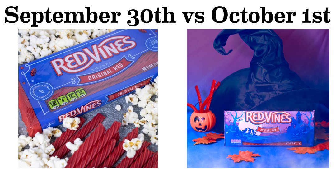 It may not be October 1st quiet yet, but we're already in spooky mode 👻🎃

Shop the Red Vines Halloween Collection in stores and online while you still can! bit.ly/2ZIjuBN

#RedVines #PeaceLoveAndVines #Halloween #HalloweenCandy